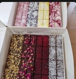 Vegan dessert slices catering selection Vegan dessert slices catering selection